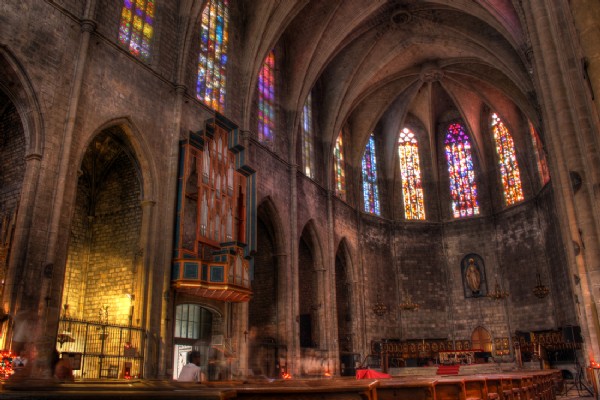 Baslica de Santa Maria del Pi en Bethenight.com Recinto en Plaa del Pi, Barri Gtic, Barcelona
