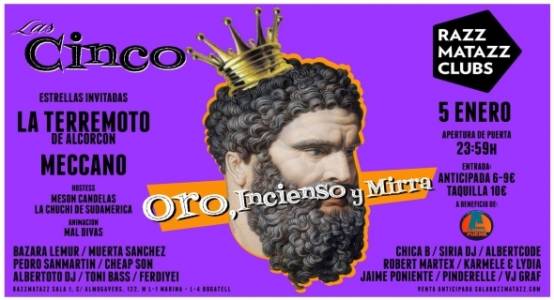 El Retorno de las Cinco en Razzmatazz 11 de octubre de 2016 Evento en Bethenight