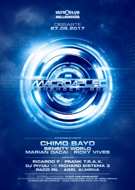 MACROAPLEC REMEMBER el 27 de Mayo de 2017 en Bethenight.com Evento en Ultraclub, Sils